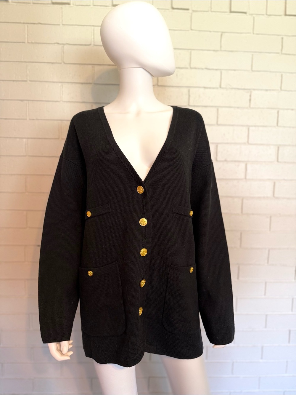 J. Crew Long V-Neck Sweater Blazer